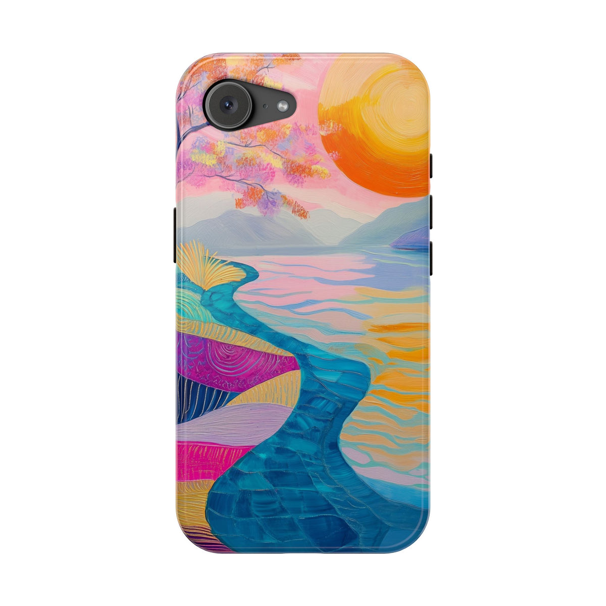 Sunset River - Magnetic iPhone Case