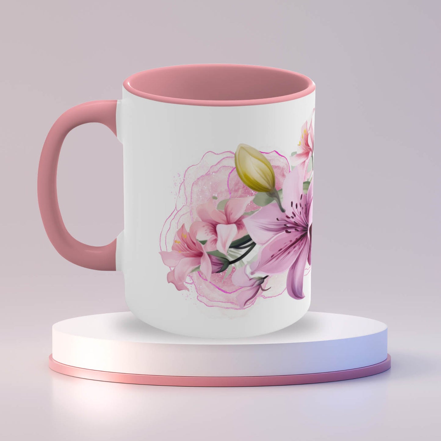 Lily Floral Mug