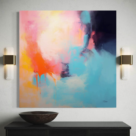 Turquoise Rhythm – Canvas Wall Art