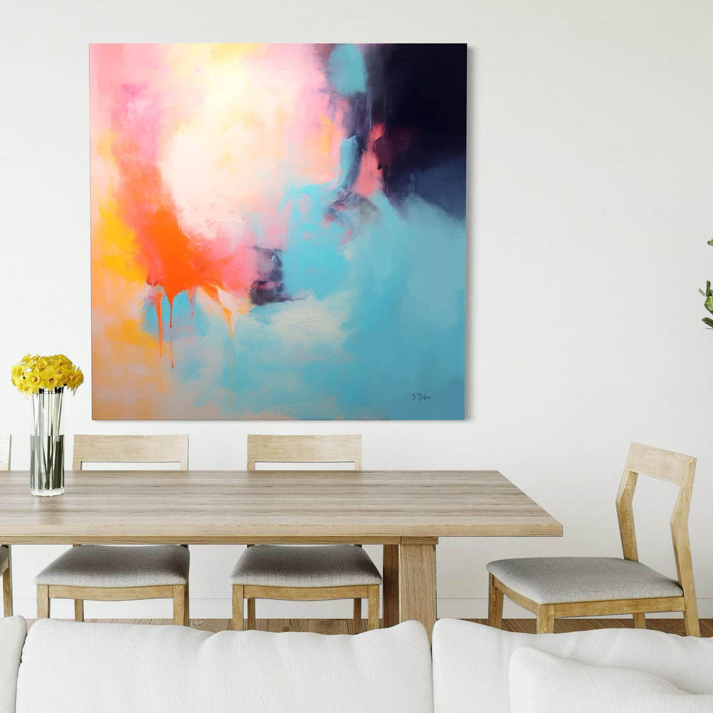 Turquoise Rhythm – Canvas Wall Art