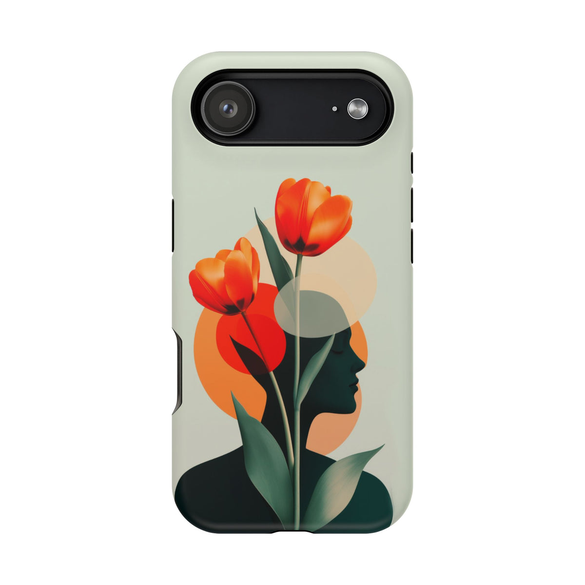 Tulip Silhouette - Magnetic iPhone Case