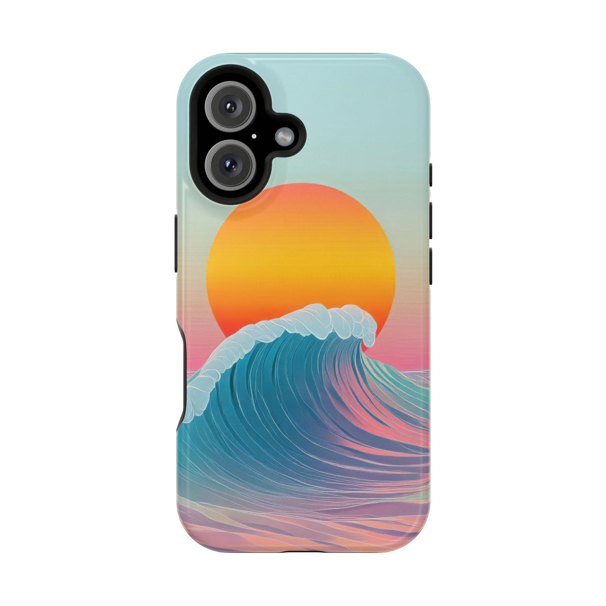 Sunset Wave - Magnetic iPhone Case