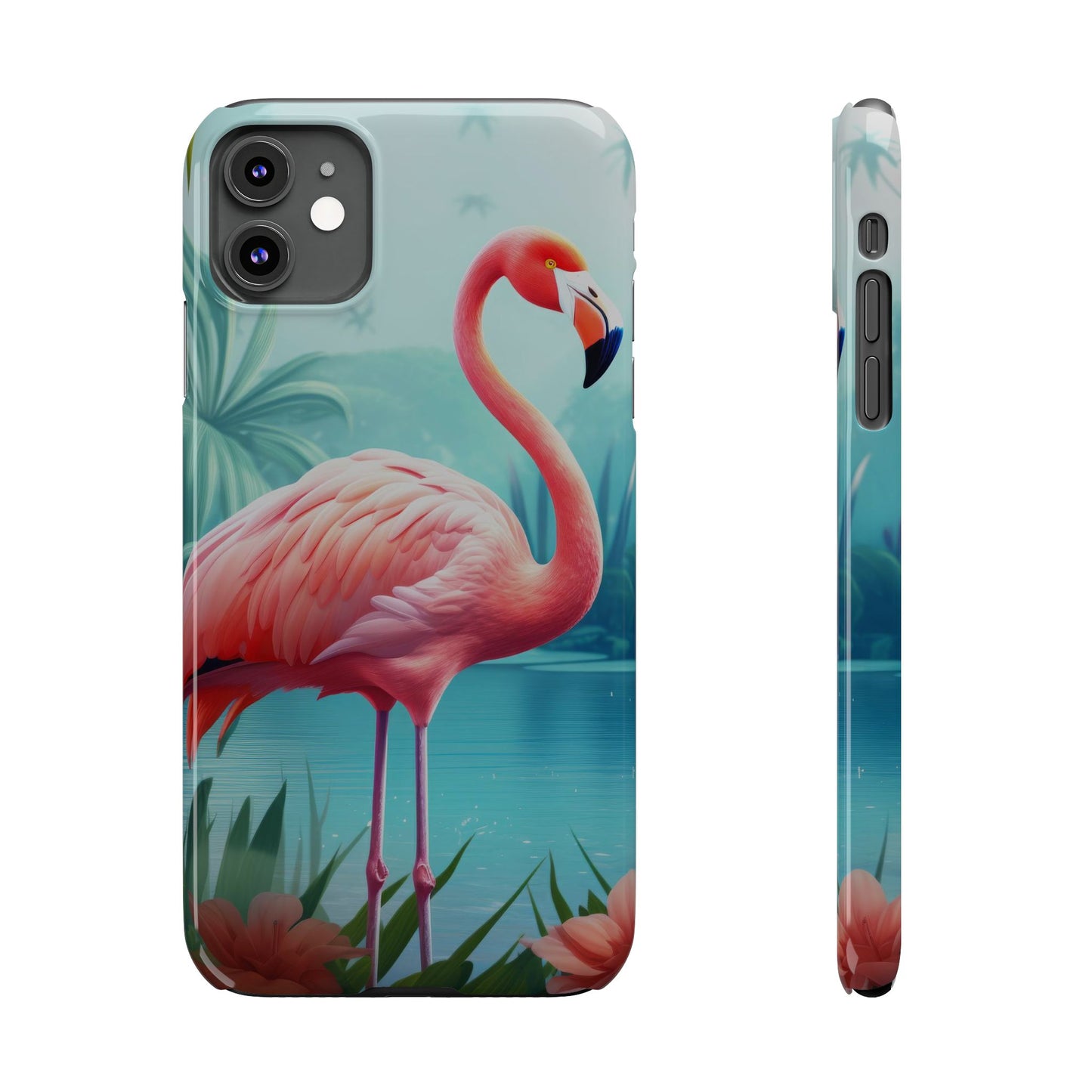 Pink Flamingo - iPhone Case