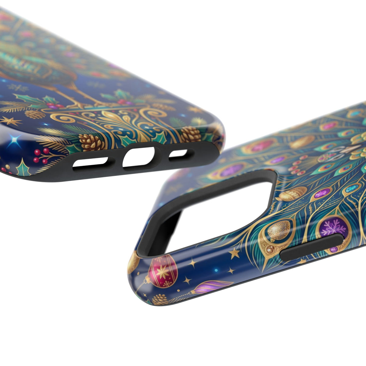 Christmas Peacock - Magnetic iPhone Case