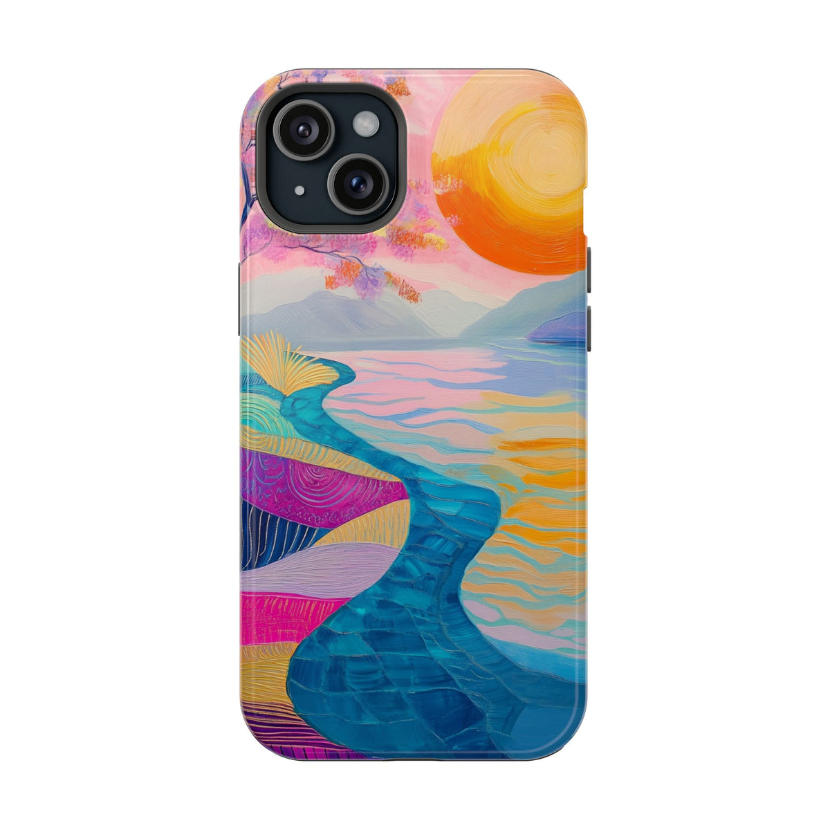 Sunset River - Magnetic iPhone Case