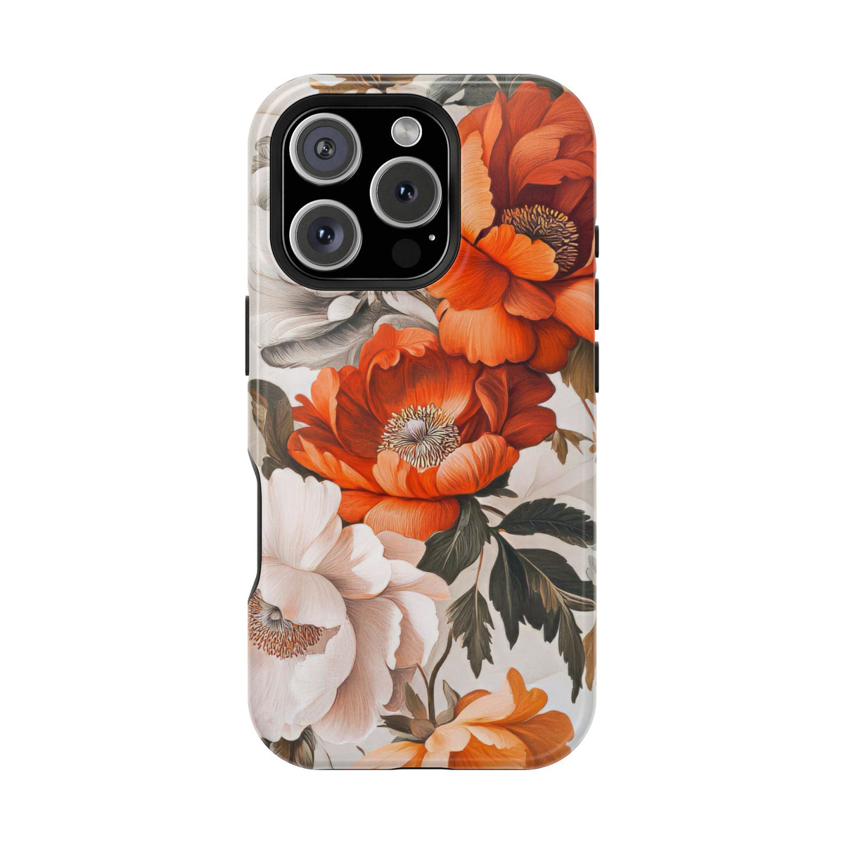 Vintage Peony Bloom - Magnetic iPhone Case