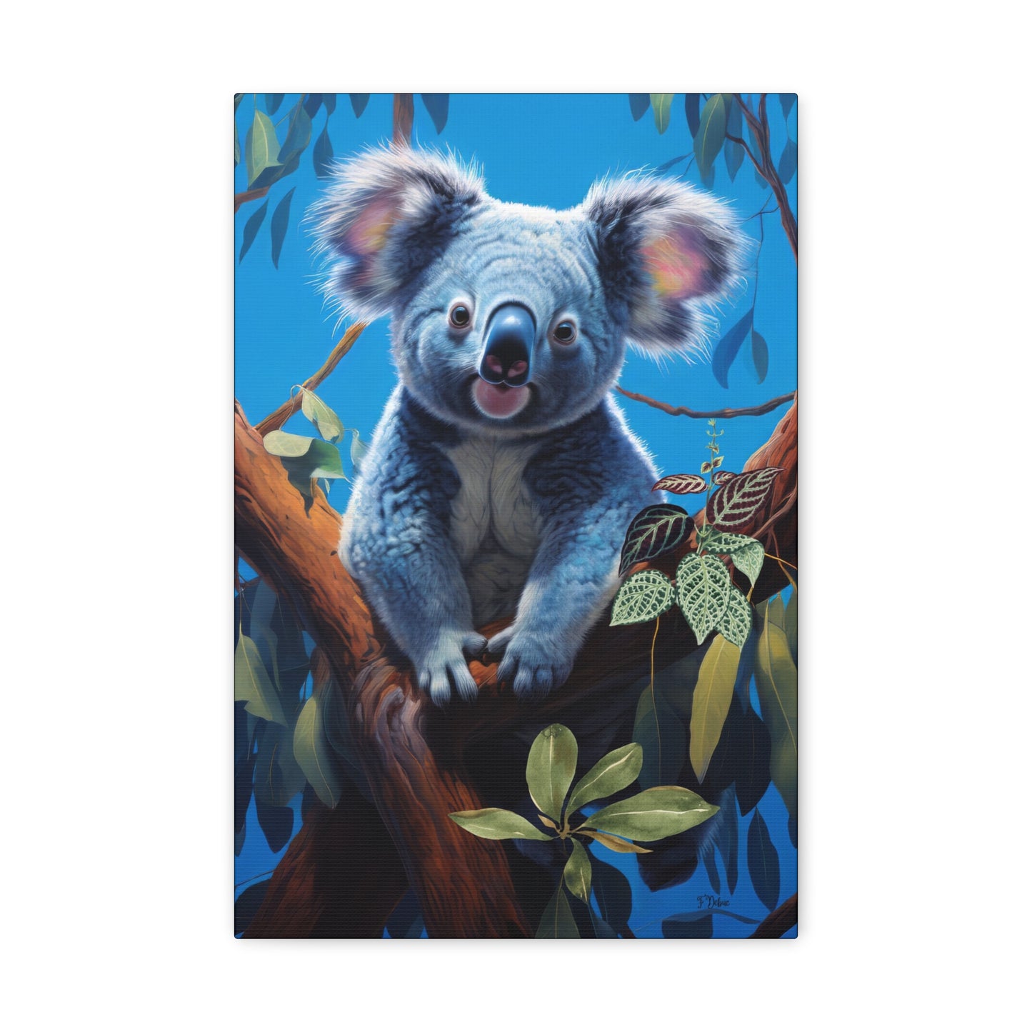 Playful Koala - Canvas Wall Art