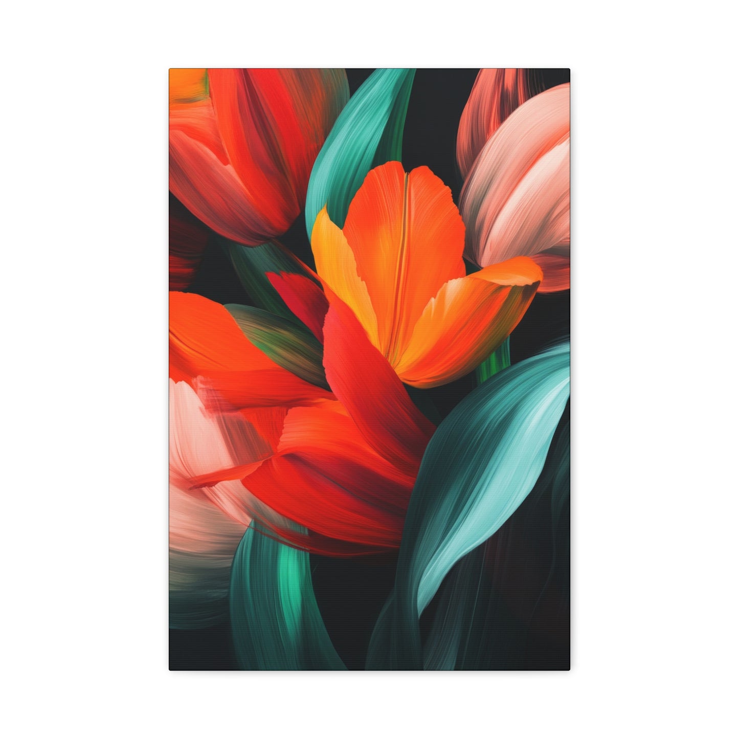 Golden Bloom - Canvas Wall Art