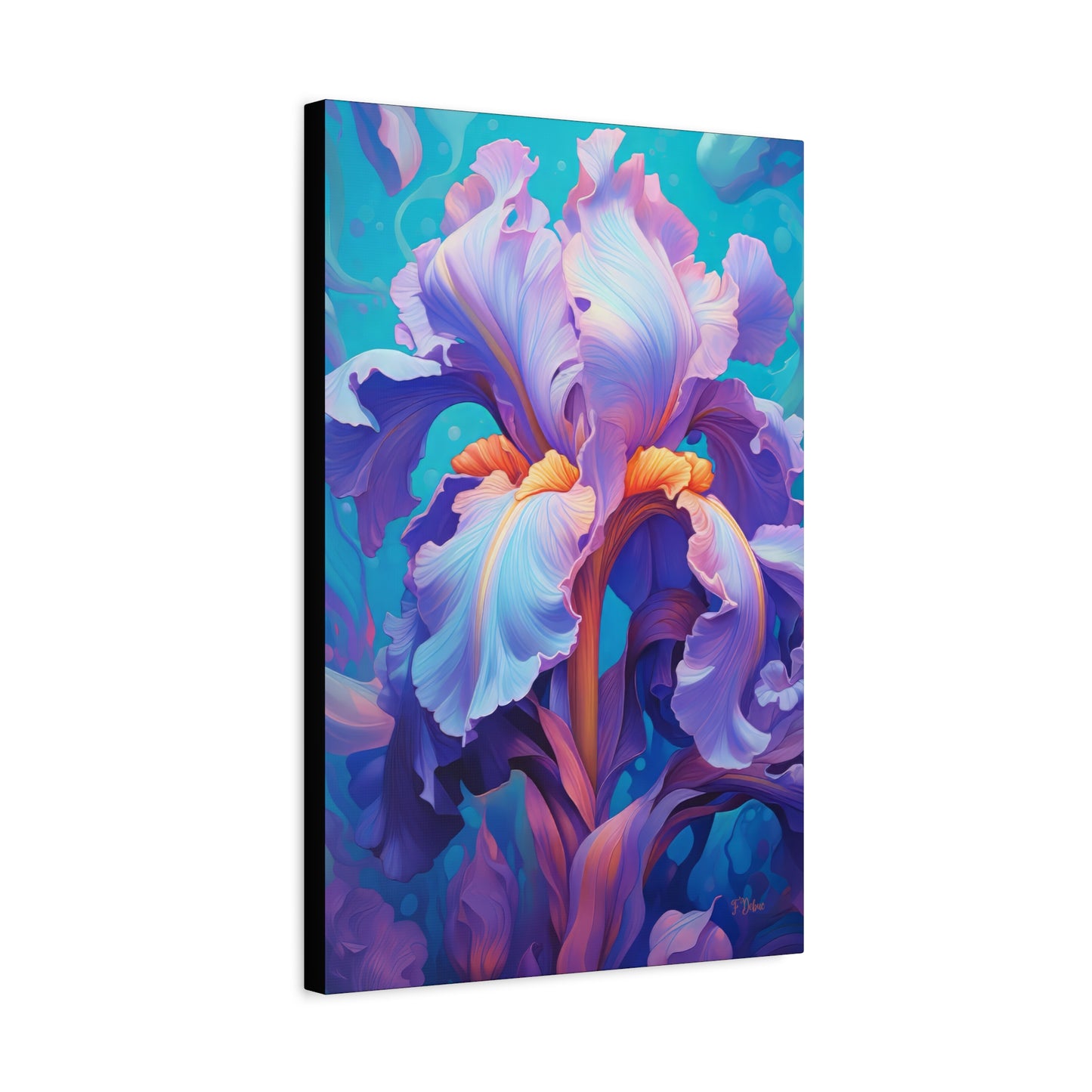 Iris Burst - Canvas Wall Art