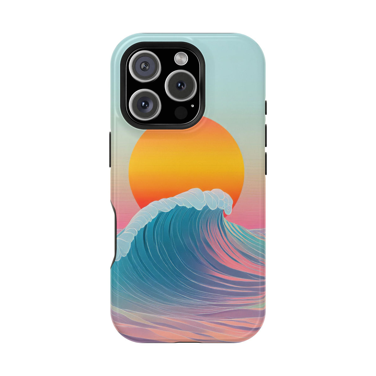 Sunset Wave - Magnetic iPhone Case