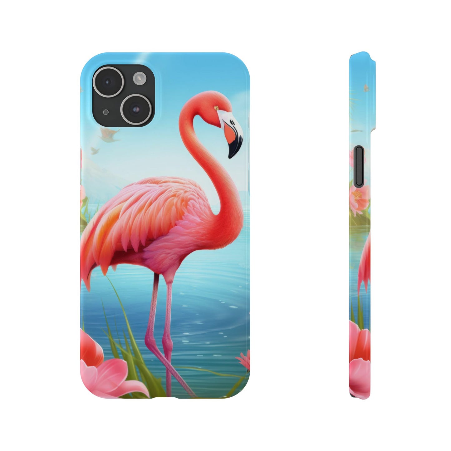 Tropical Flamingo - iPhone Case