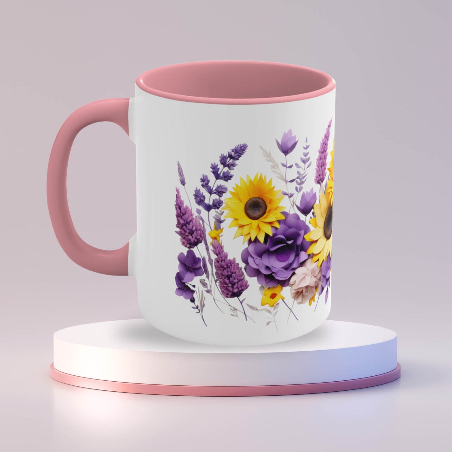Lavender Wildflowers Mug
