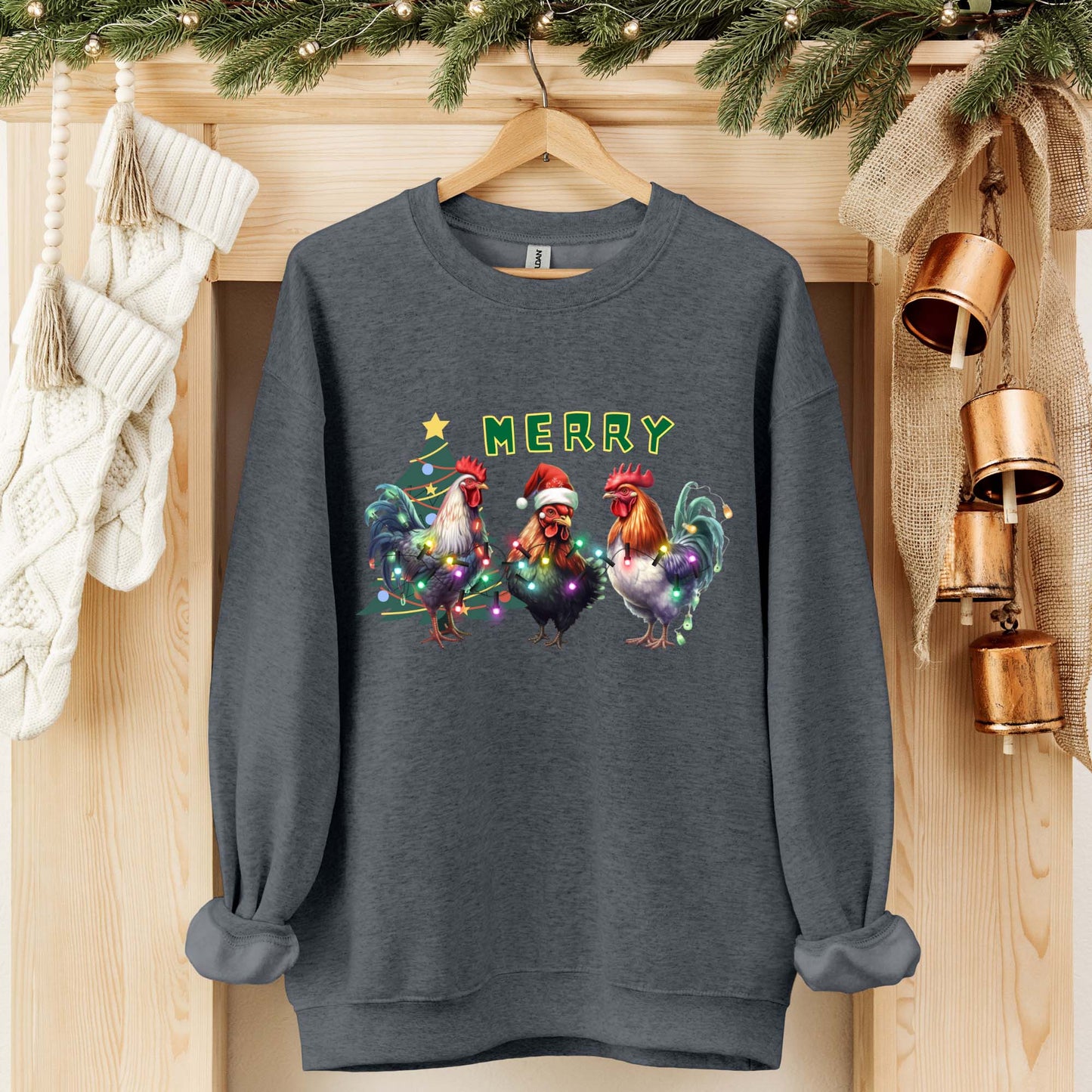 Christmas Chicken Sweatshirt