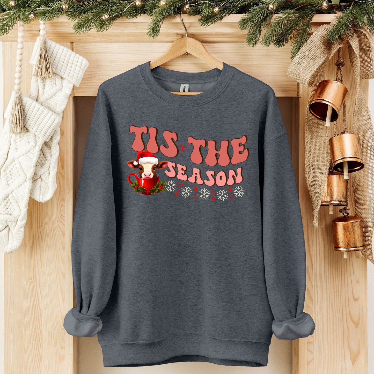 Cow Christmas Sweatshirt