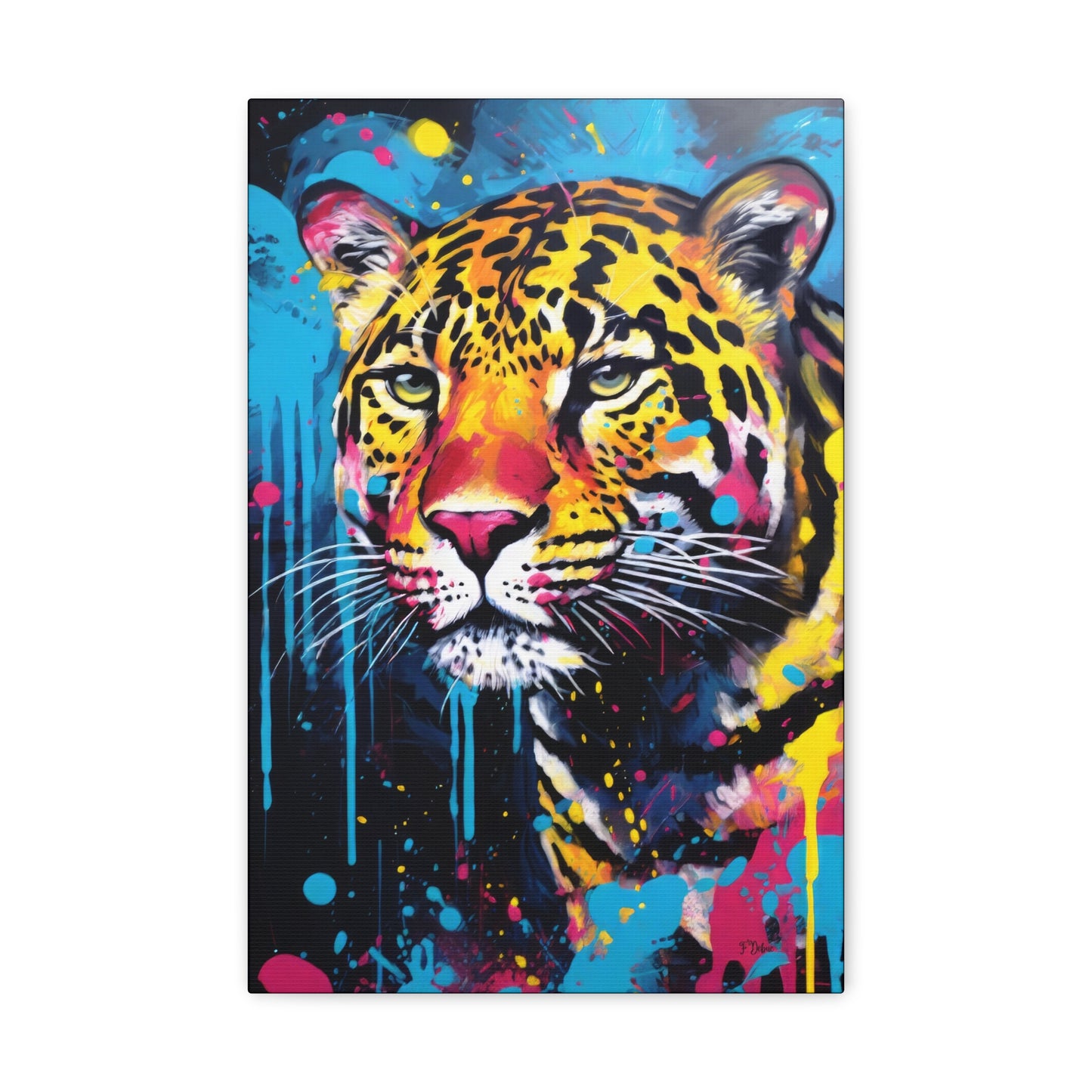 Abstract Leopard - Canvas Wall Art