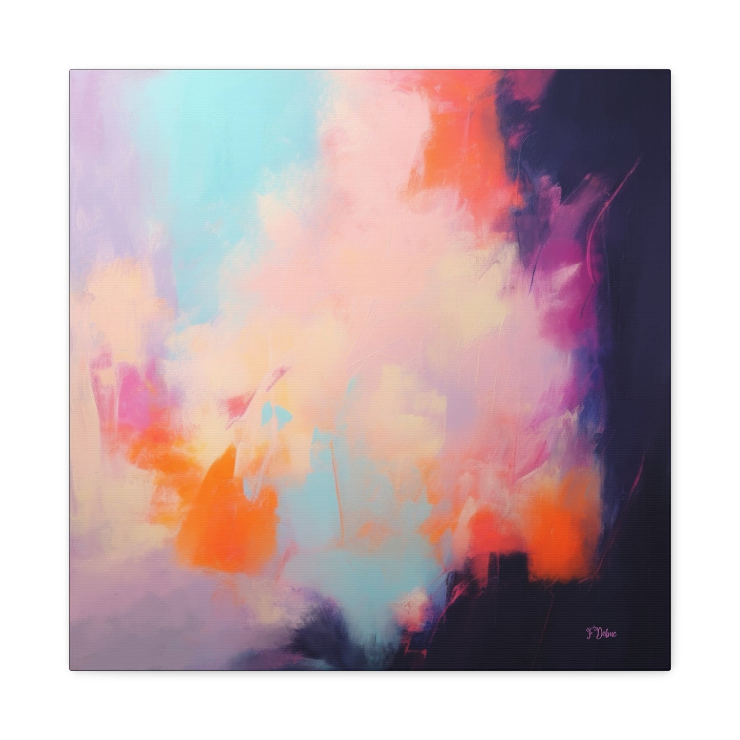 Radiant Echo – Abstract Color Splash