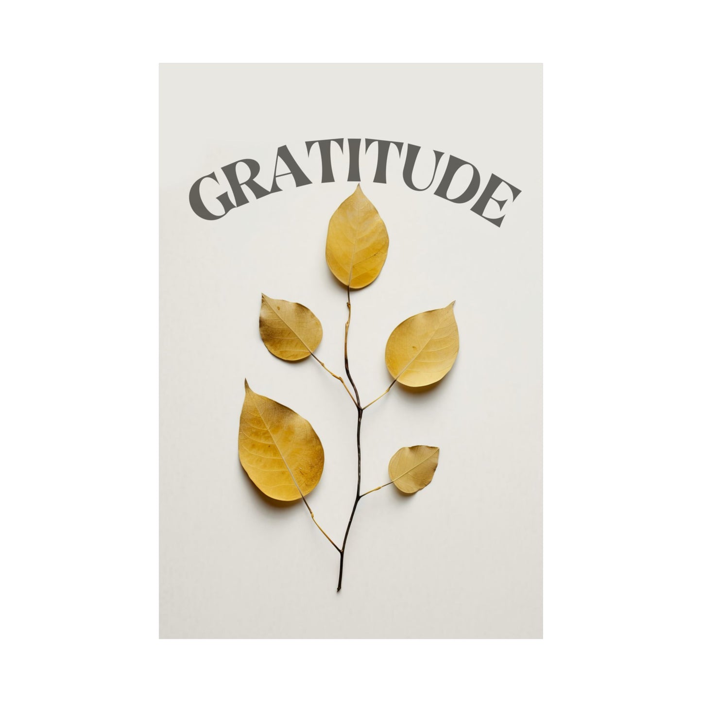 Gratitude – Botanical Art Print