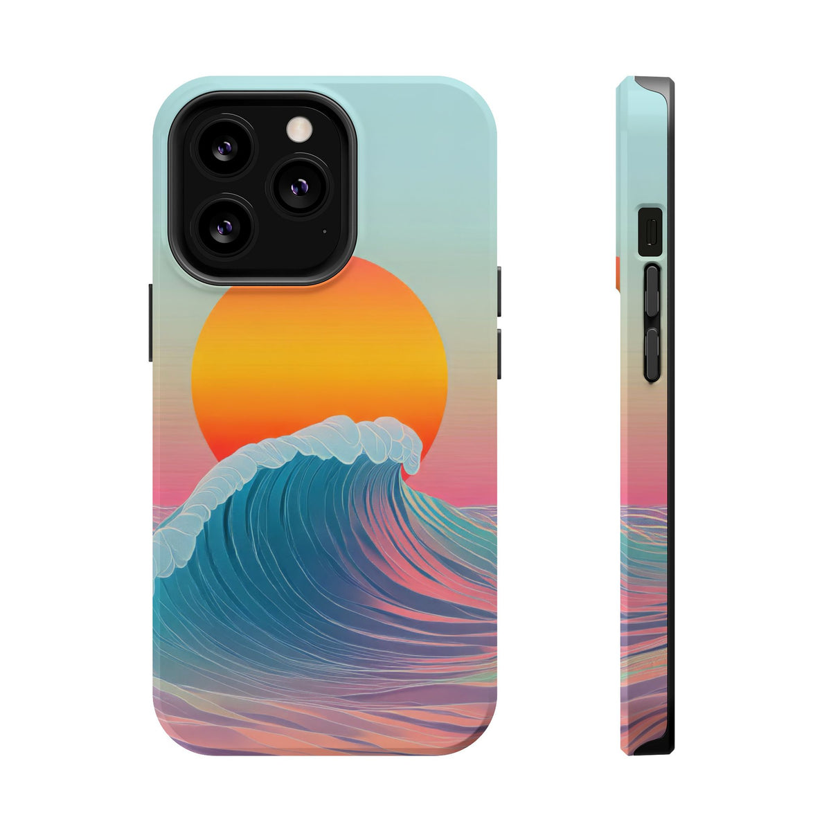Sunset Wave - Magnetic iPhone Case