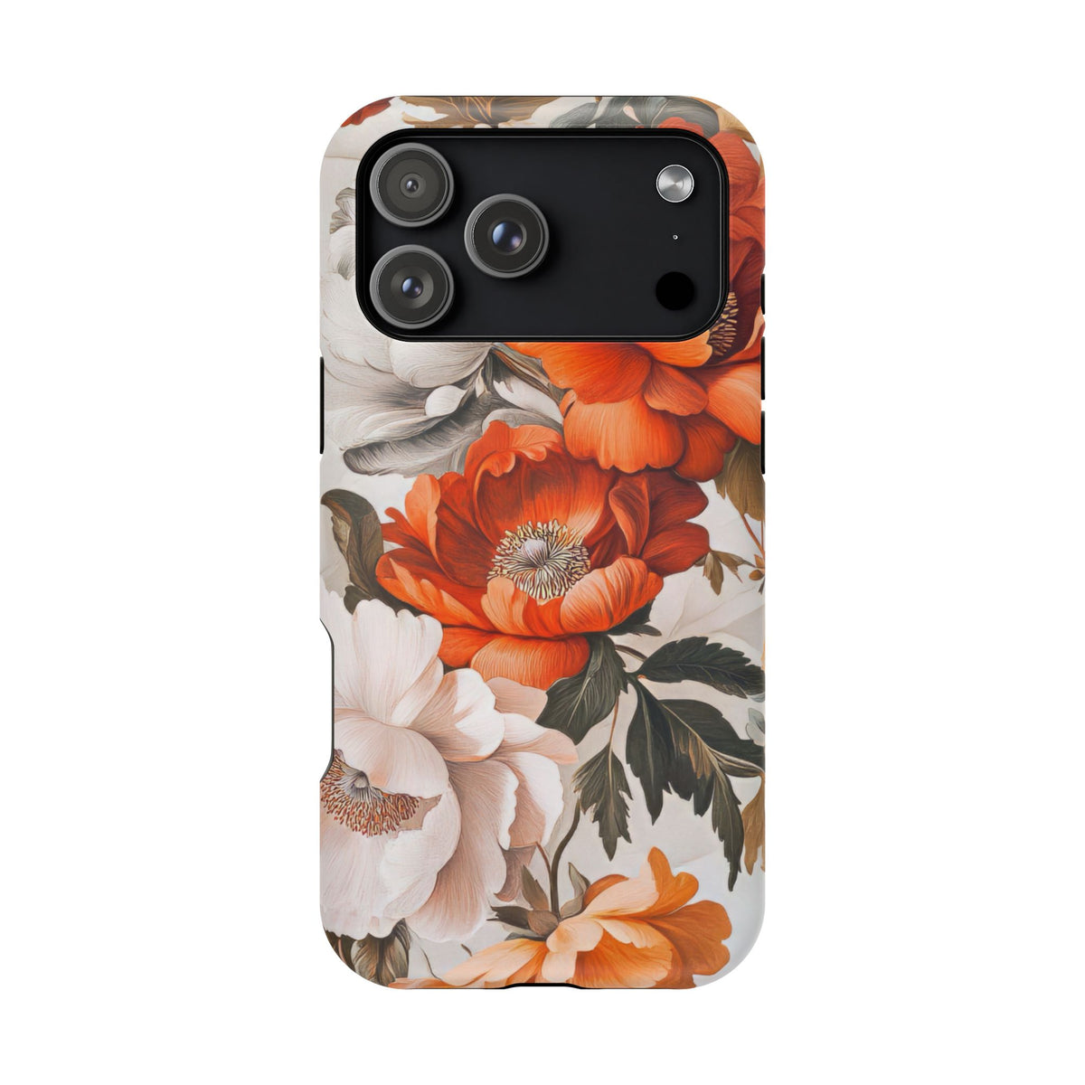 Vintage Peony Bloom - Magnetic iPhone Case