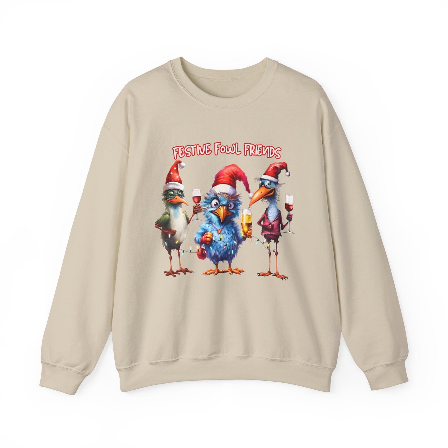 Funny Christmas Bird Sweatshirt