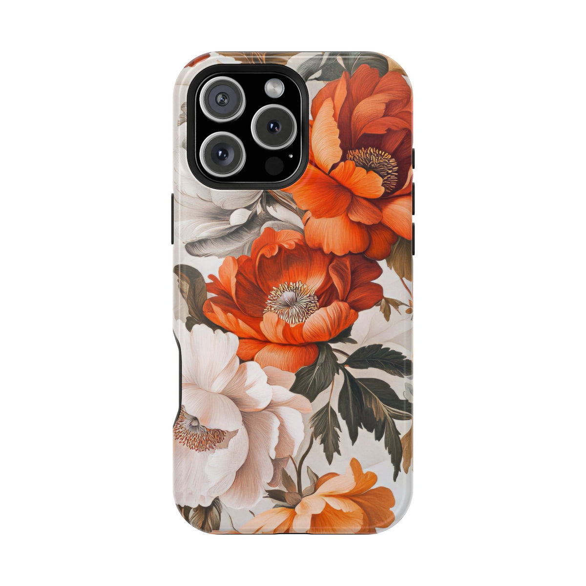Vintage Peony Bloom - Magnetic iPhone Case