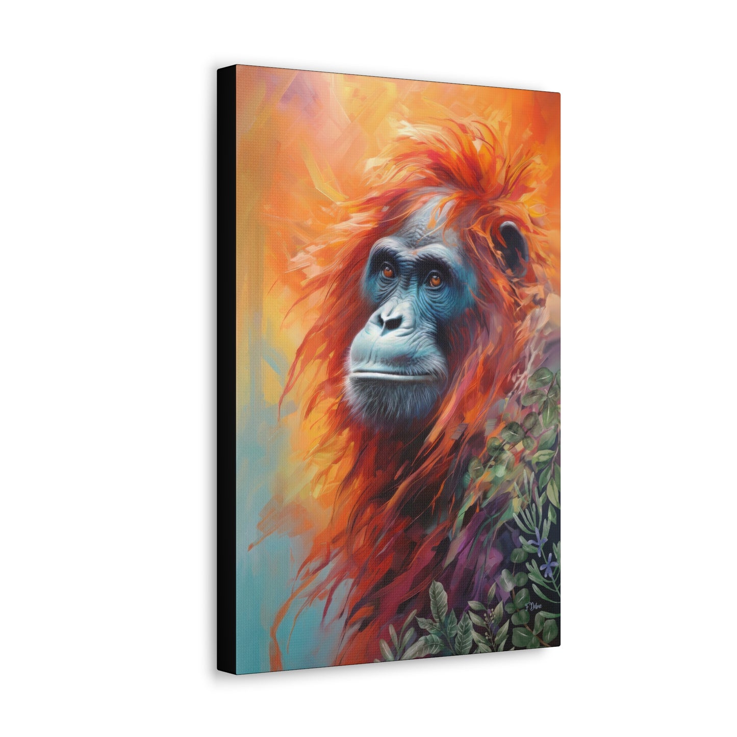 Agile Orangutan - Canvas Wall Art