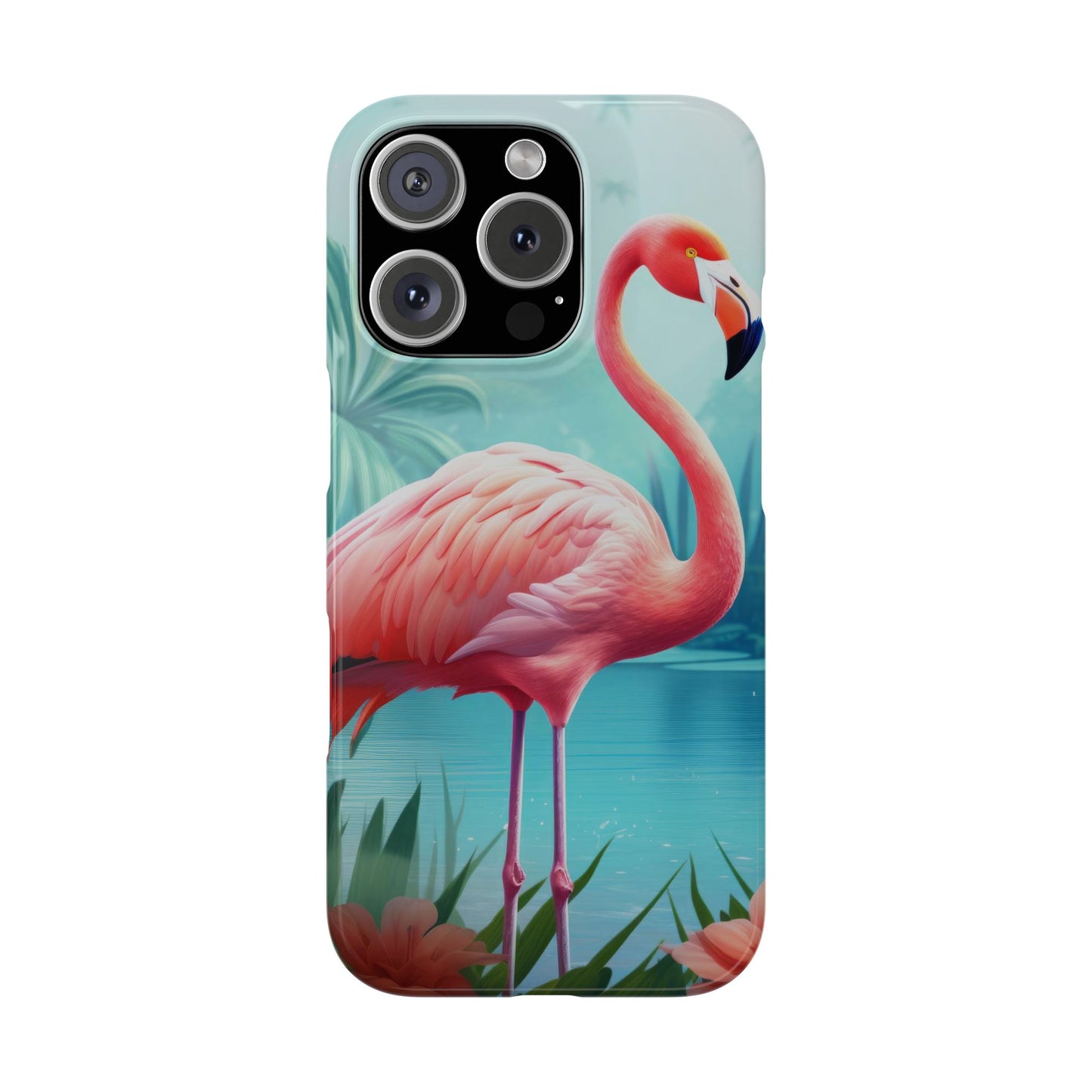 Pink Flamingo - iPhone Case