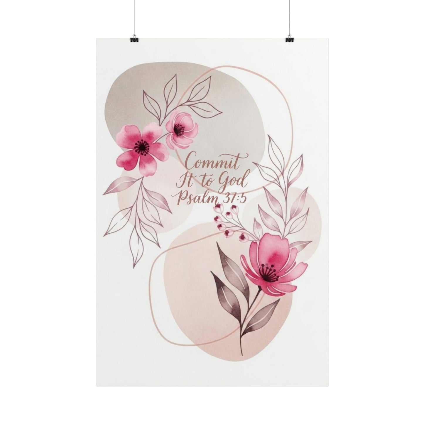 Commit It to God - Christian Art Print