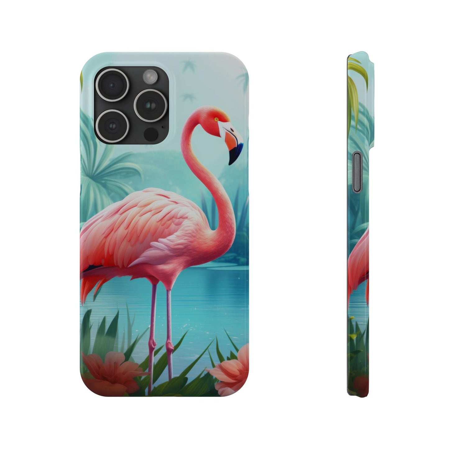 Pink Flamingo - iPhone Case