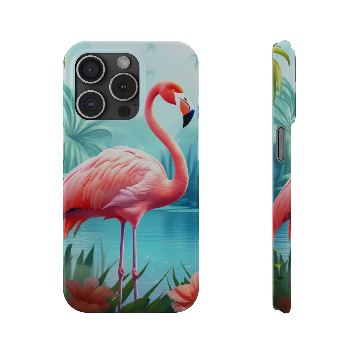 Pink Flamingo - iPhone Case