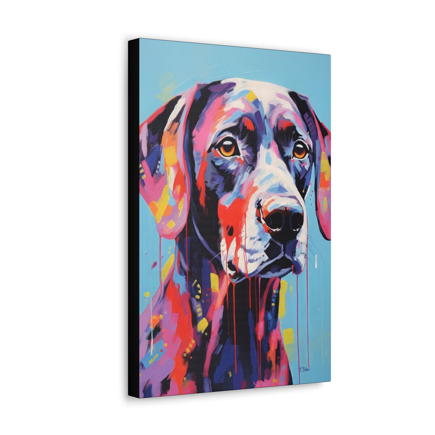 Coonhound Dog - Canvas Wall Art