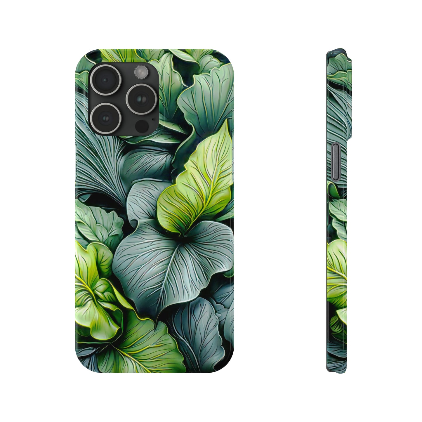 Abstract Greenery iPhone Case