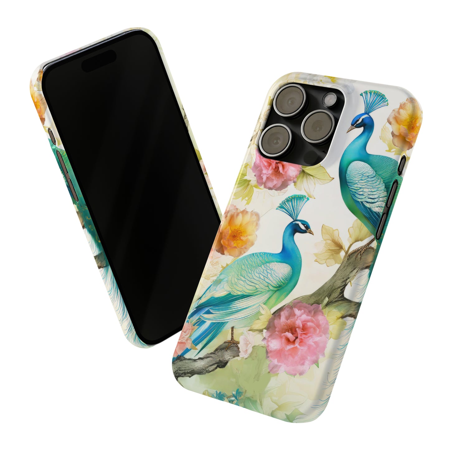 Artistic Peacock iPhone Case