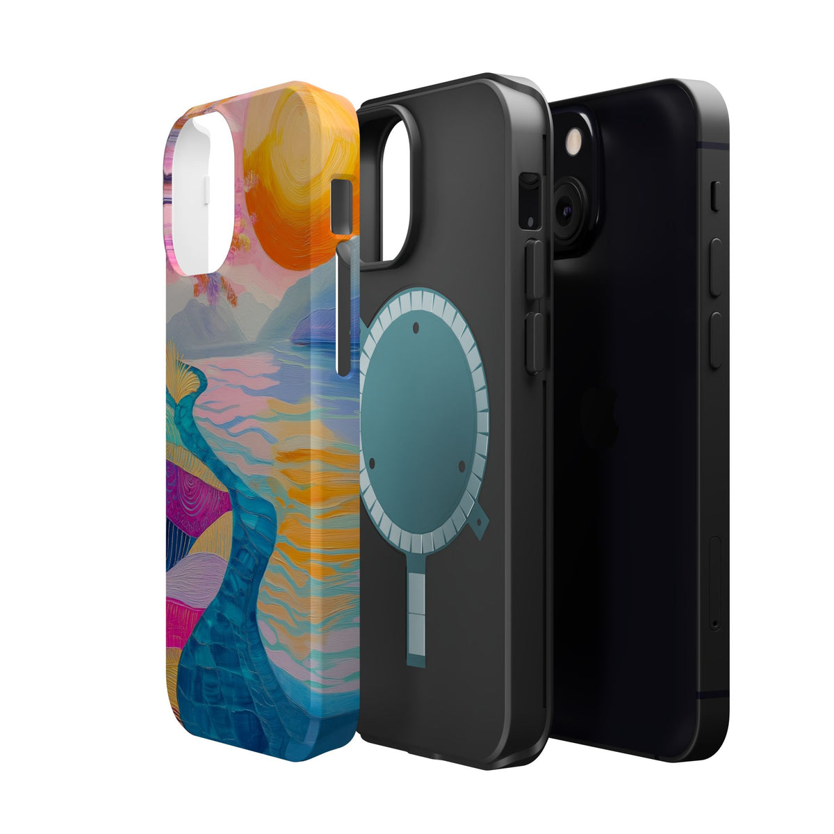 Sunset River - Magnetic iPhone Case