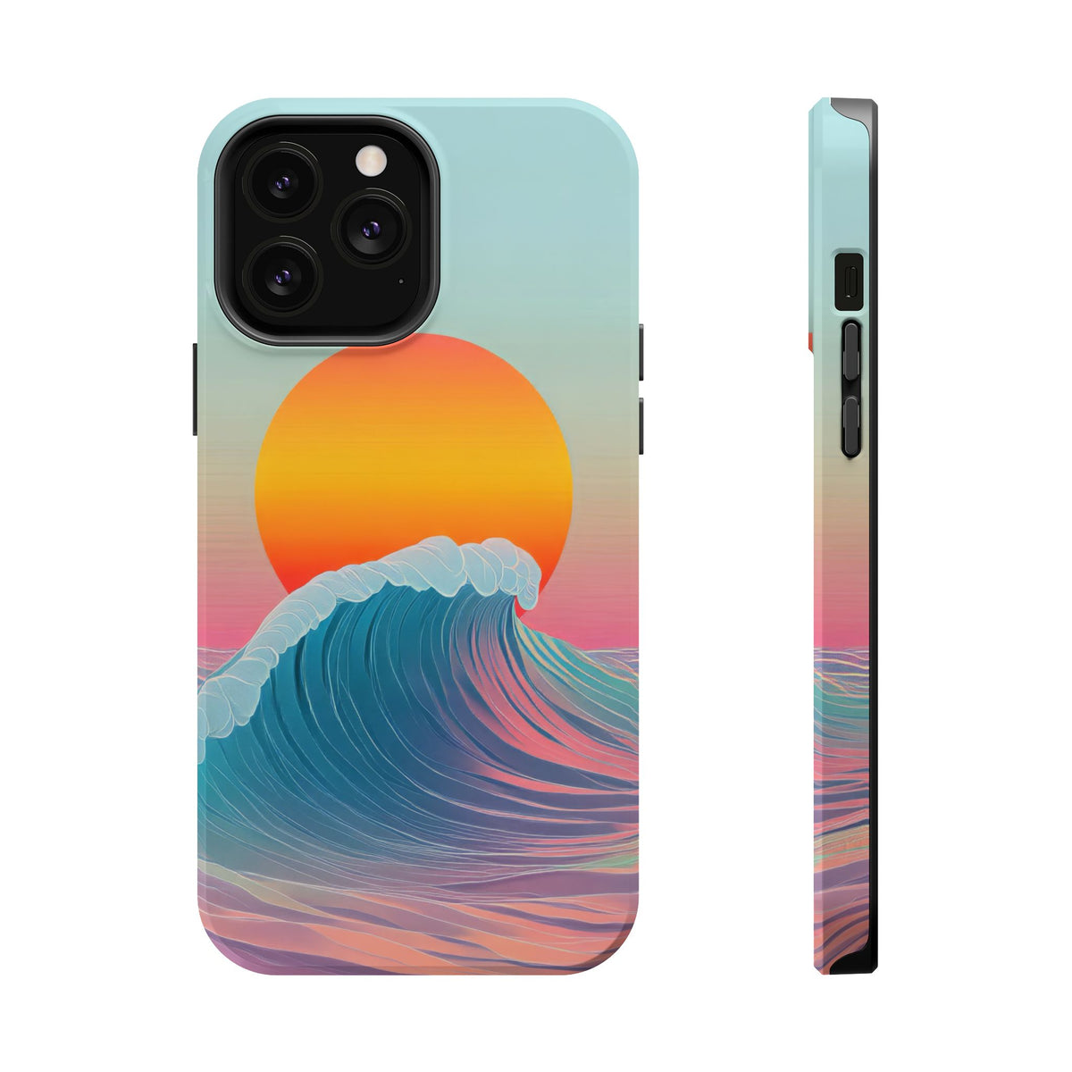 Sunset Wave - Magnetic iPhone Case