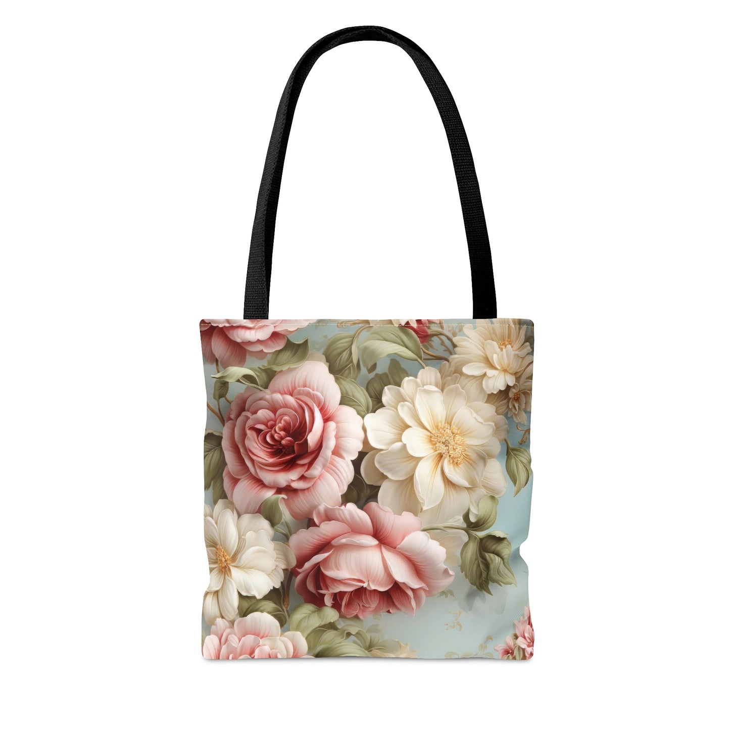 Floral Rose Tote Bag