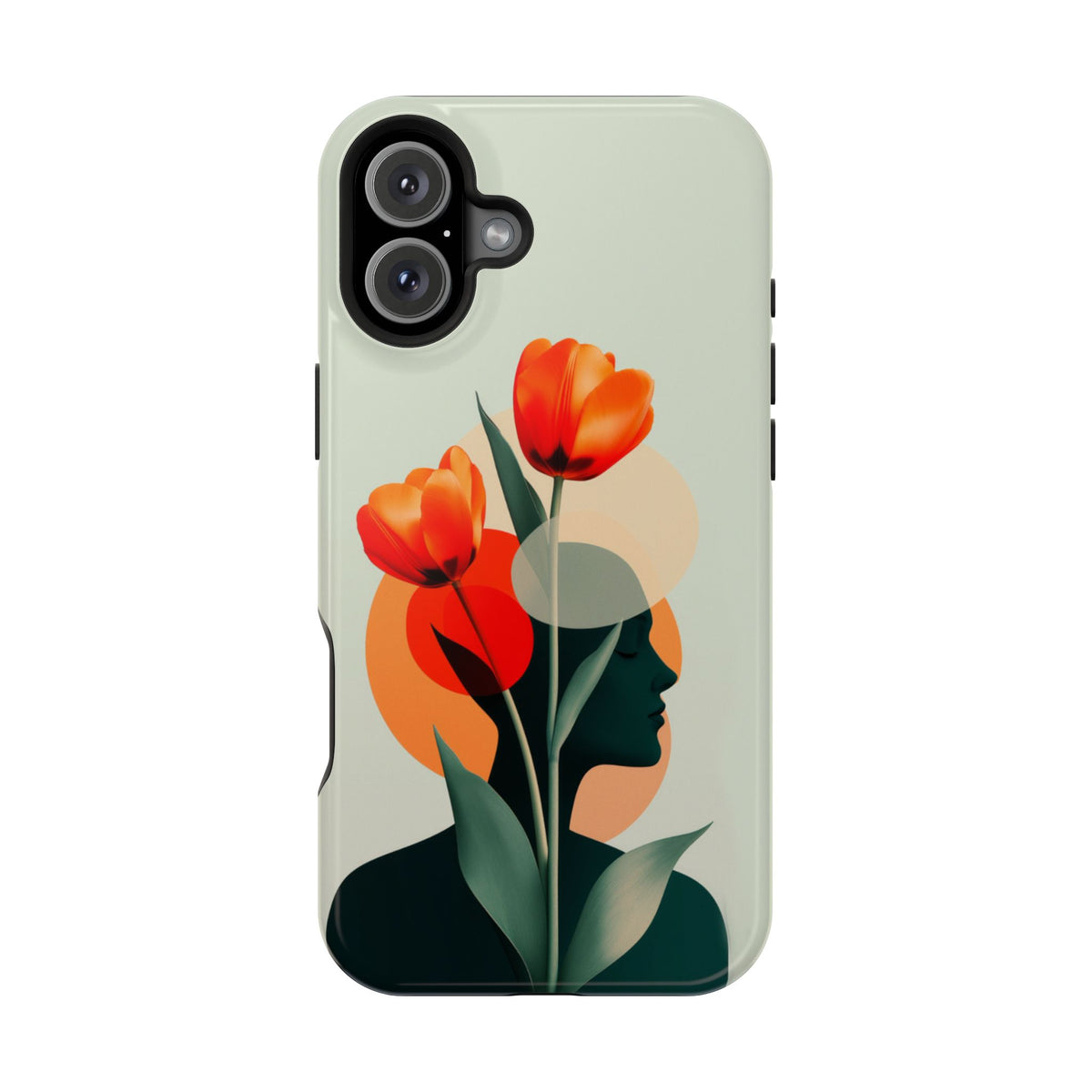 Tulip Silhouette - Magnetic iPhone Case