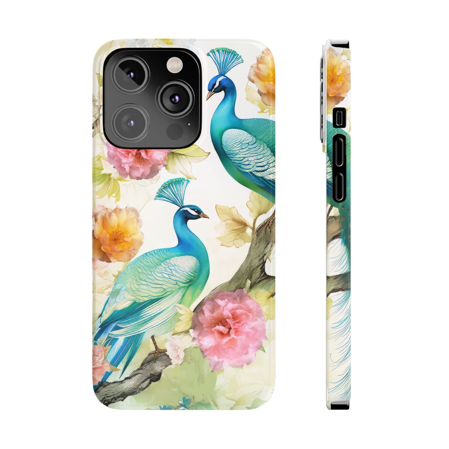 Artistic Peacock - iPhone Case