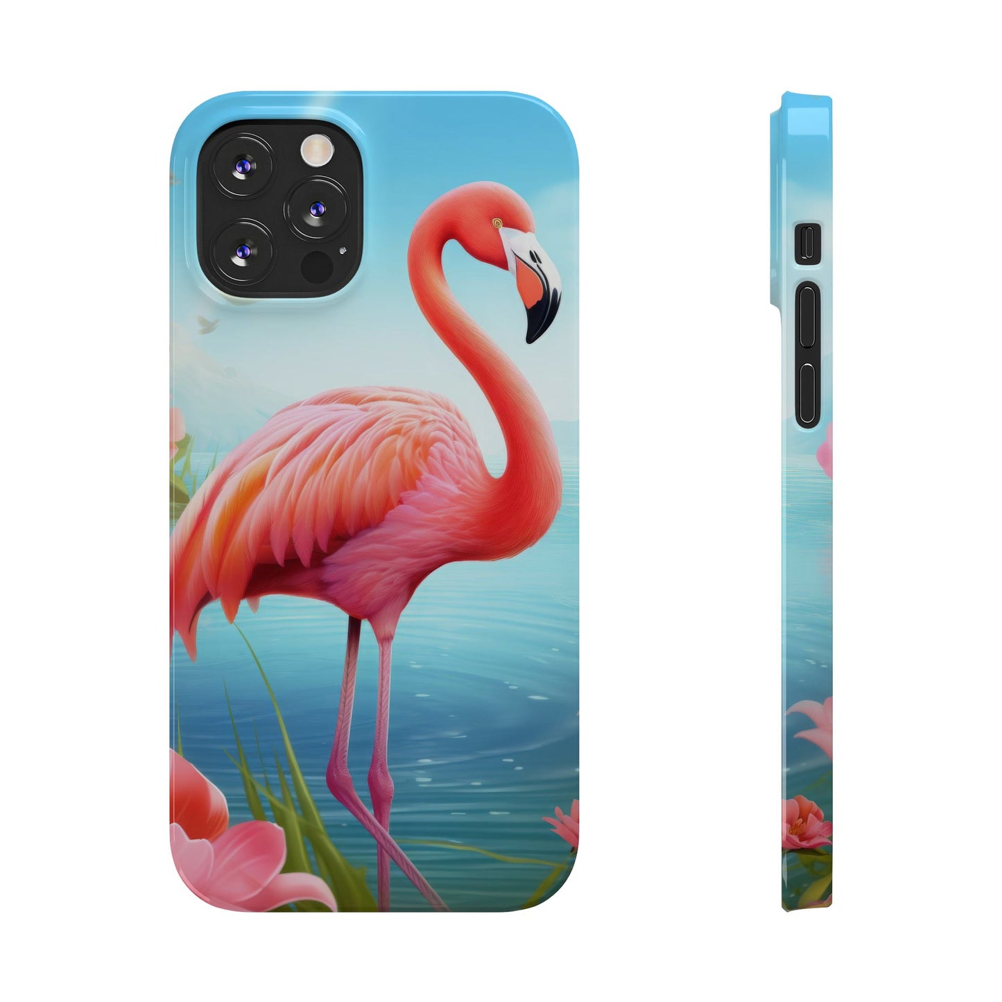 Tropical Flamingo - iPhone Case