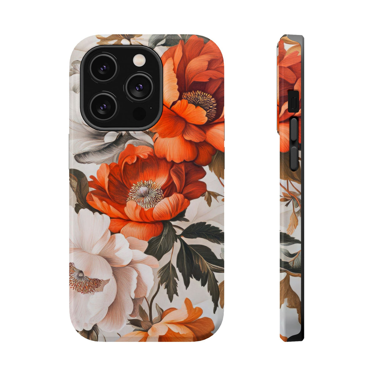 Vintage Peony Bloom - Magnetic iPhone Case