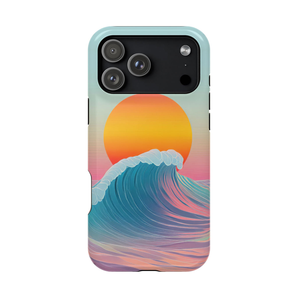 Sunset Wave - Magnetic iPhone Case