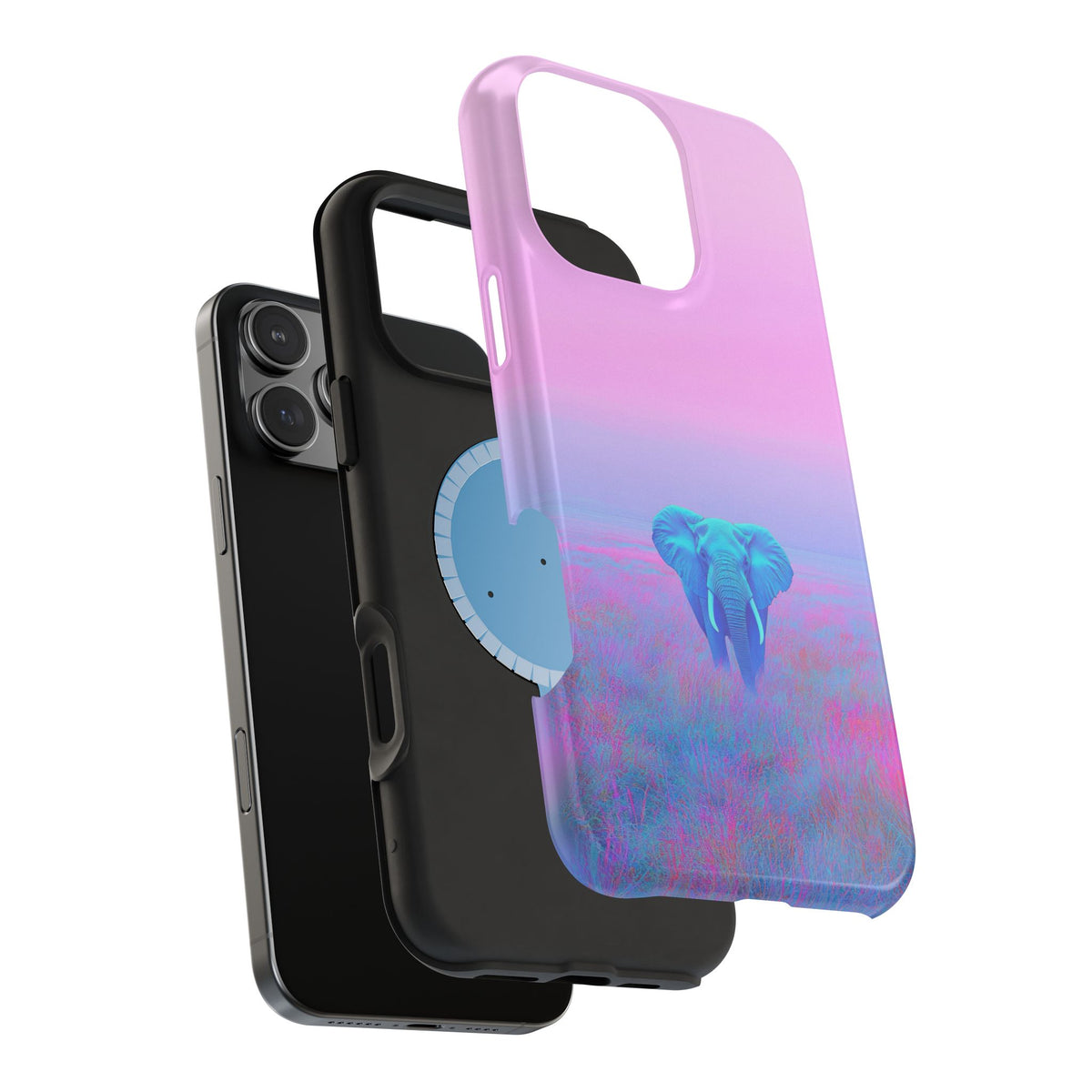 Blue Elephant - Magnetic iPhone Case