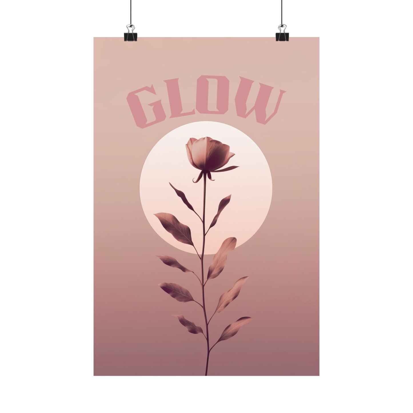 Glow – Floral Art Print