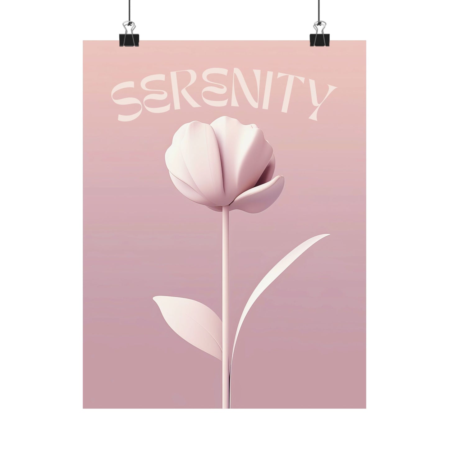 Pure Serenity – Floral Art Print