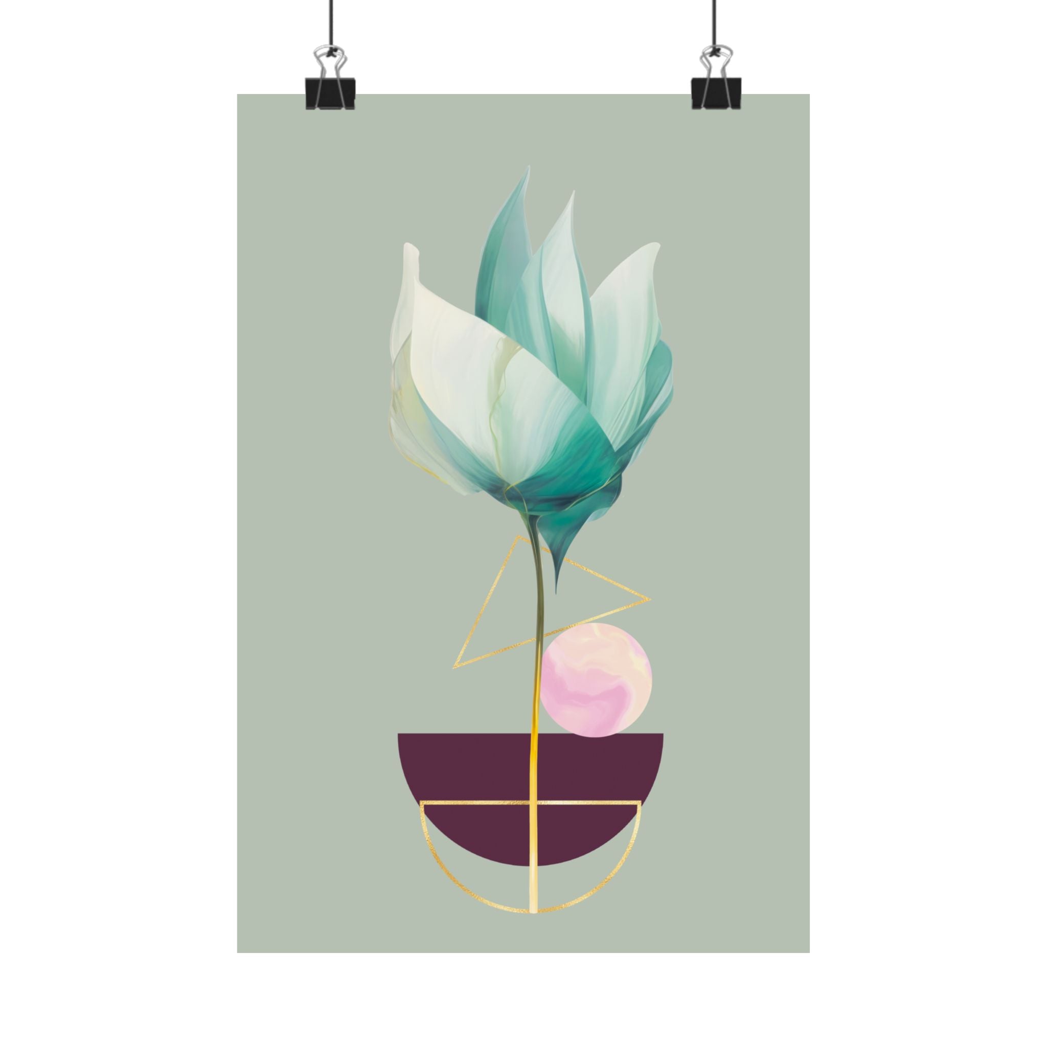 Abstract Leaf – Floral Art Print