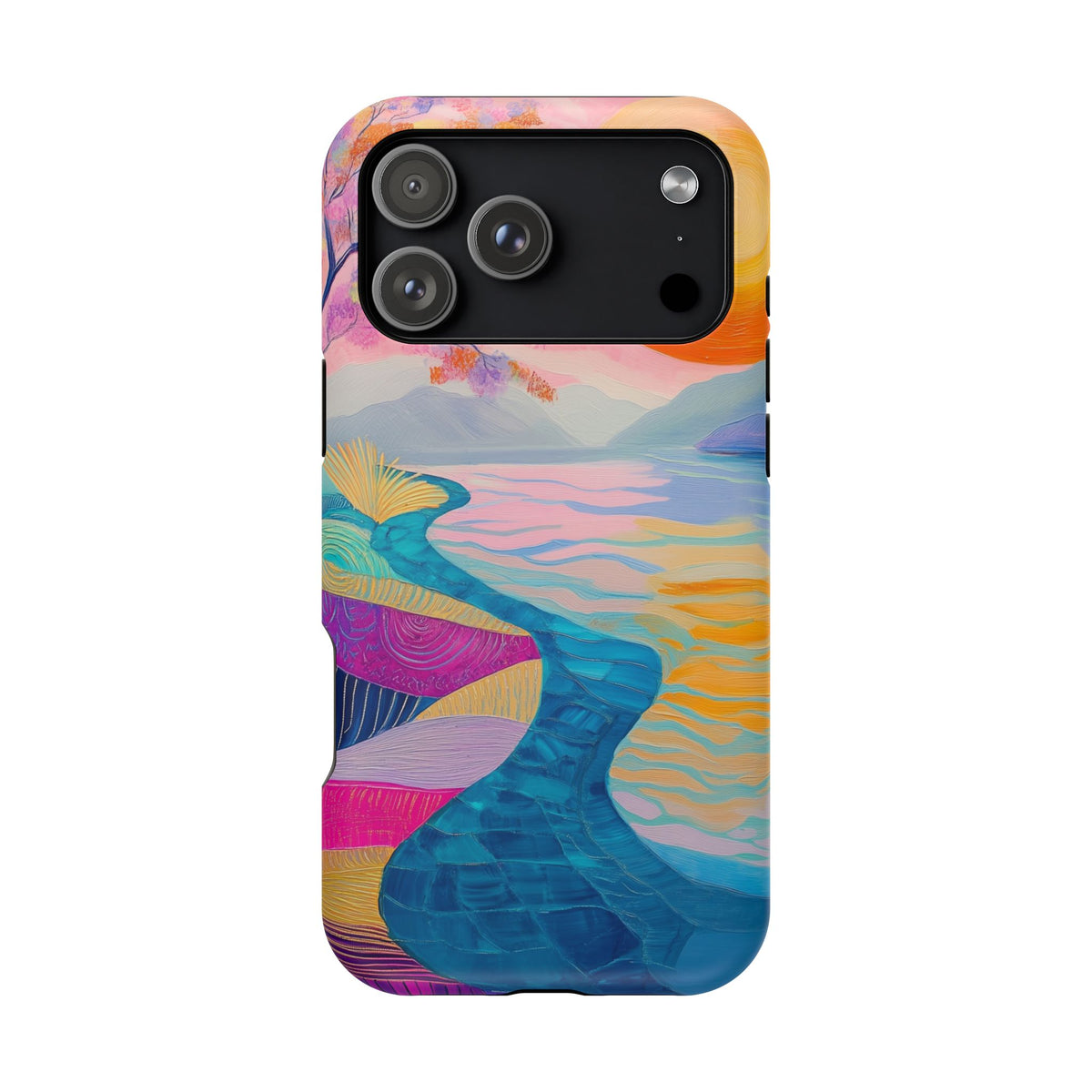 Sunset River - Magnetic iPhone Case