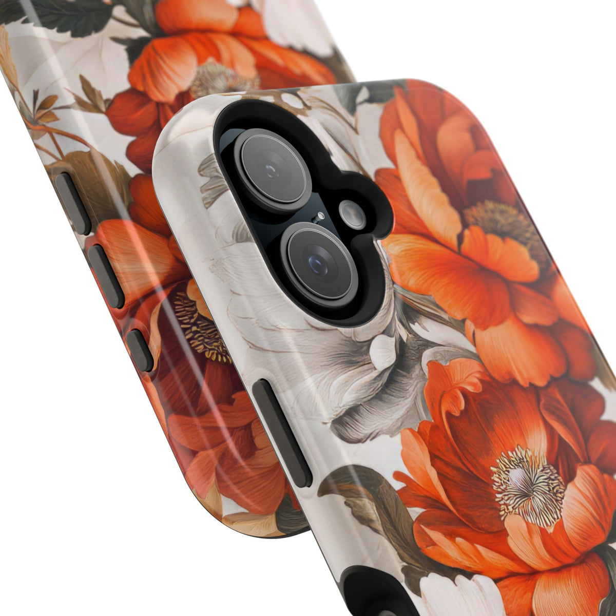 Vintage Peony Bloom - Magnetic iPhone Case