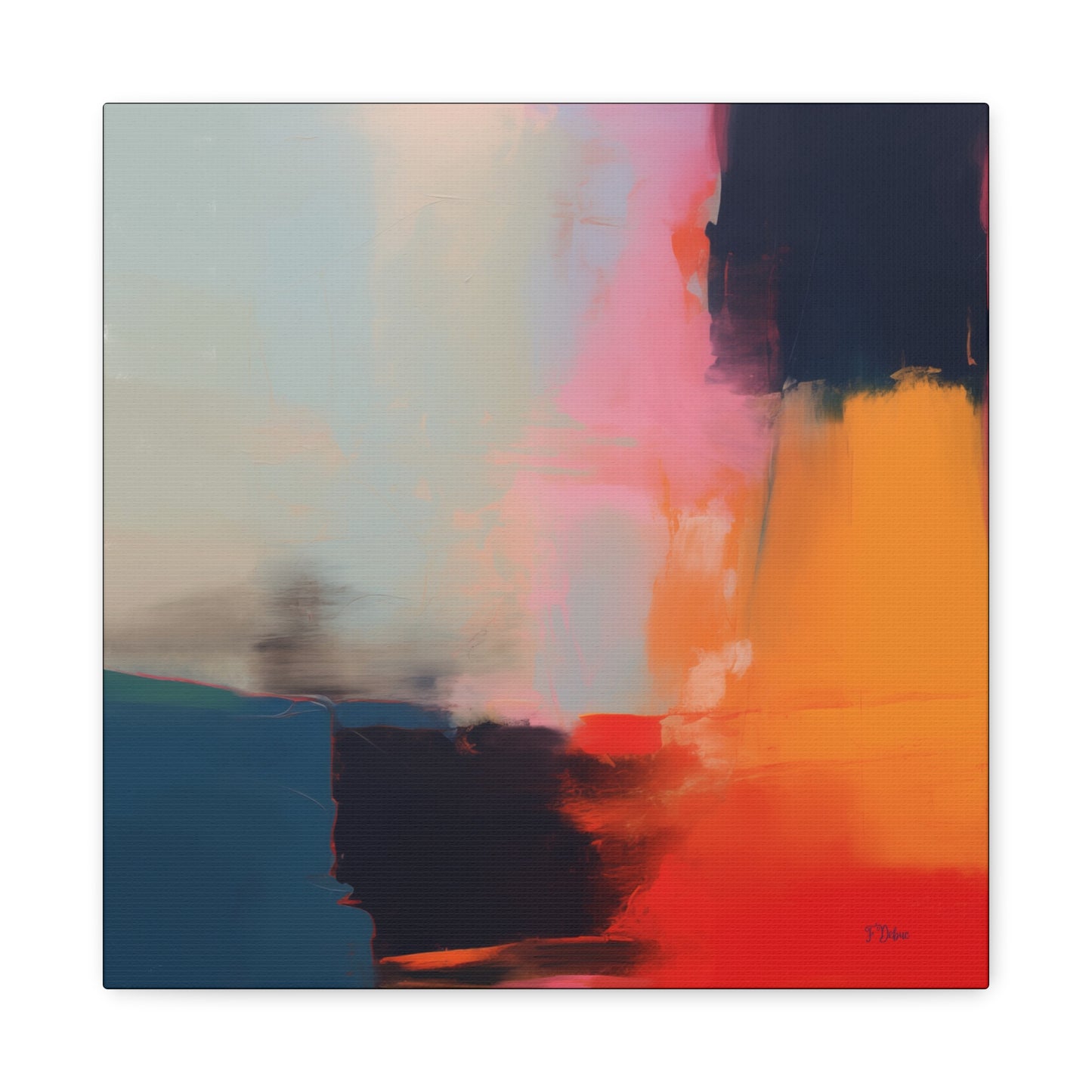 Fusion Dreams – Modern Color Canvas