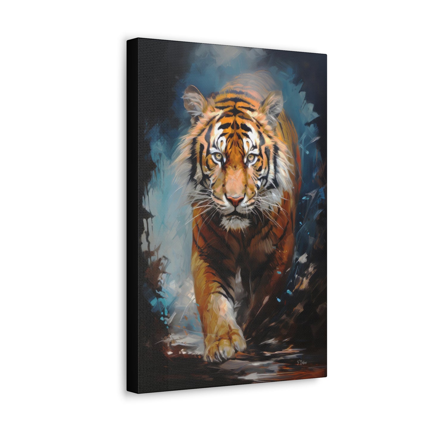 Fierce Tiger - Canvas Wall Art