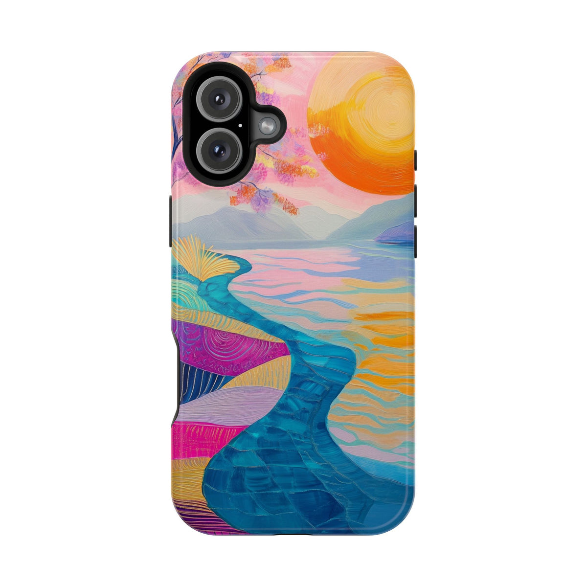 Sunset River - Magnetic iPhone Case